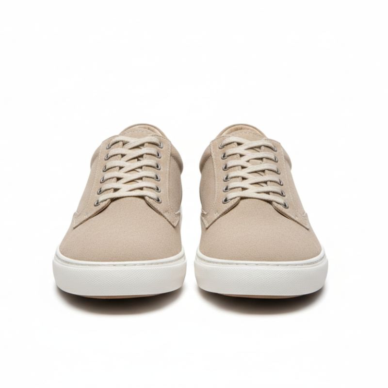 baskets toile beige | baskets unisexe beige | baskets beige | baskets semelle blanche